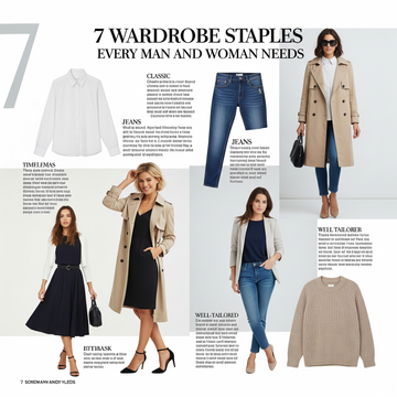 7 Wardrobe Staples Every Man and Woman Needs
