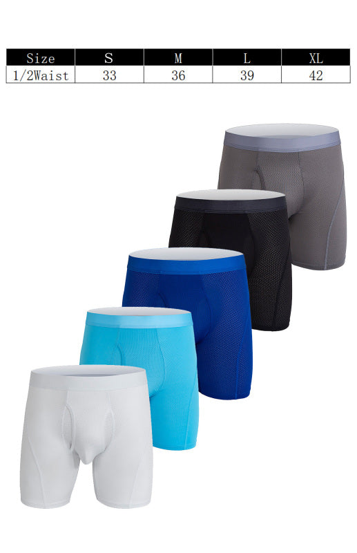 Men's High Elasticity Simple Style Knit Polyester Underwear Loungewear