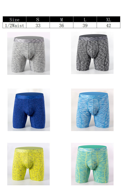 New Men's Gradient Pattern High Elasticity Polyester Underwear Loungewear