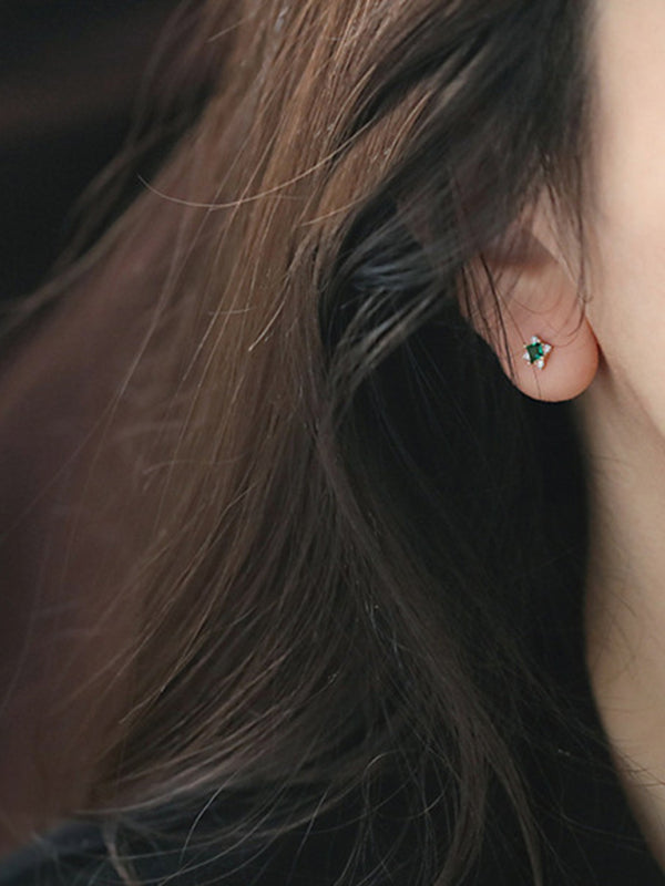 New small retro exquisite niche mini earrings