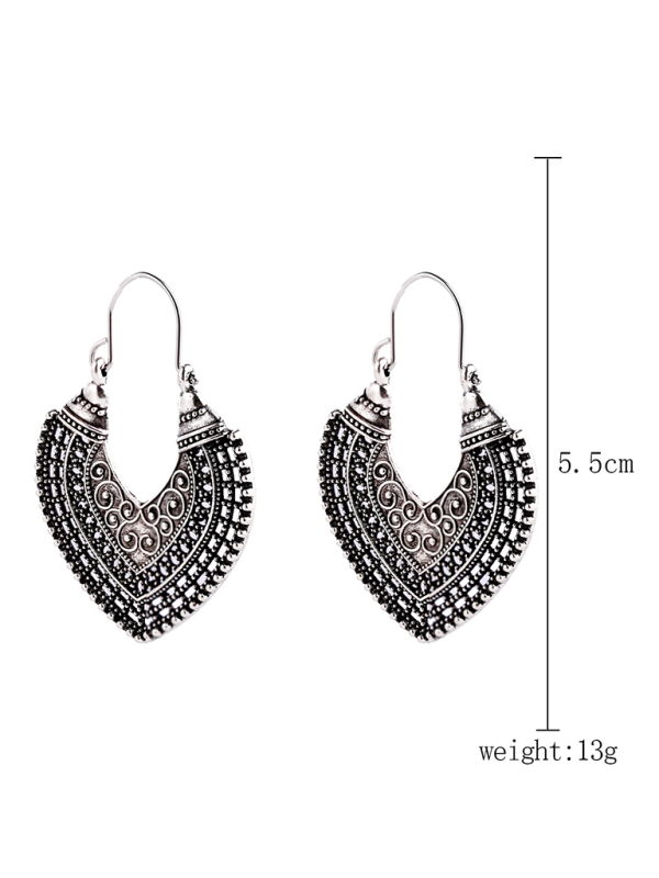 Bohemian vintage ethnic turquoise earring set