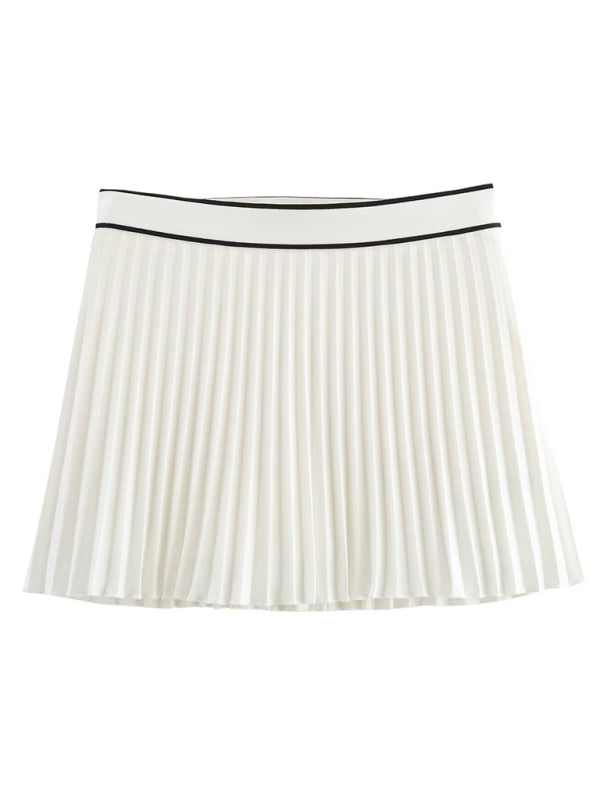 Golf Women's Tennis Short Sleeve Pleated Skirt
